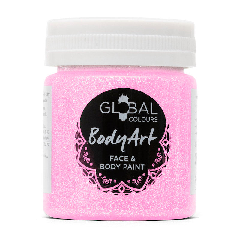 Global, Pink Glitter Gel 45ml