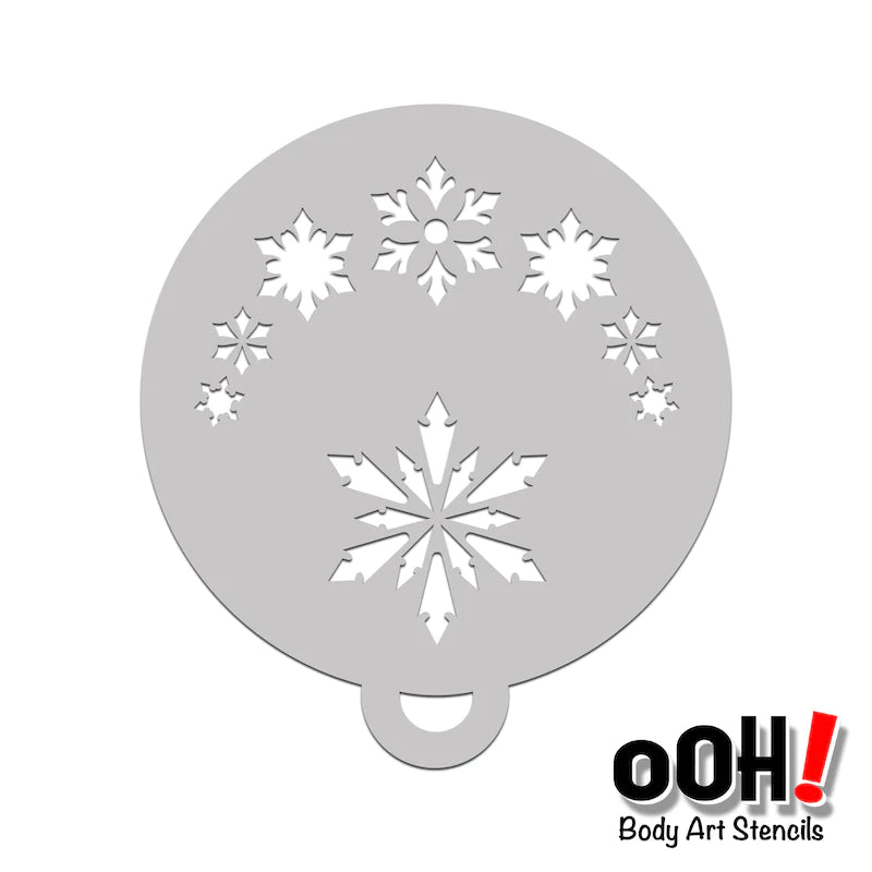 Ooh Stencils, Flip, Frozen Snowflake 2