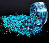 Bio-Glitter Lg. Chunky, Ocean Blue