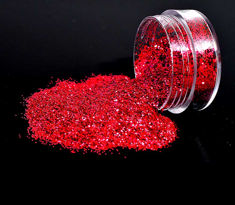 Bio-Glitter Chunky, Red