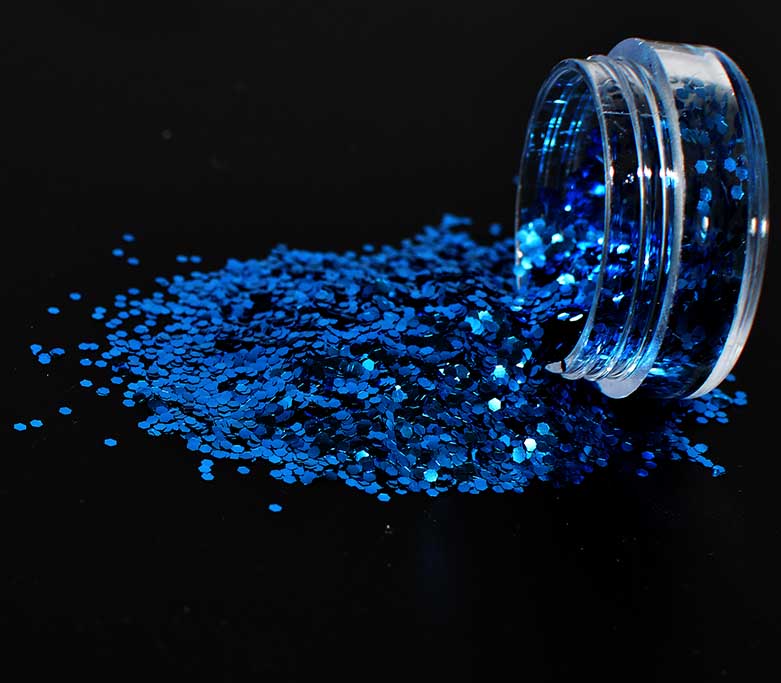 Bio-Glitter Jumbo Chunky, Ocean Blue