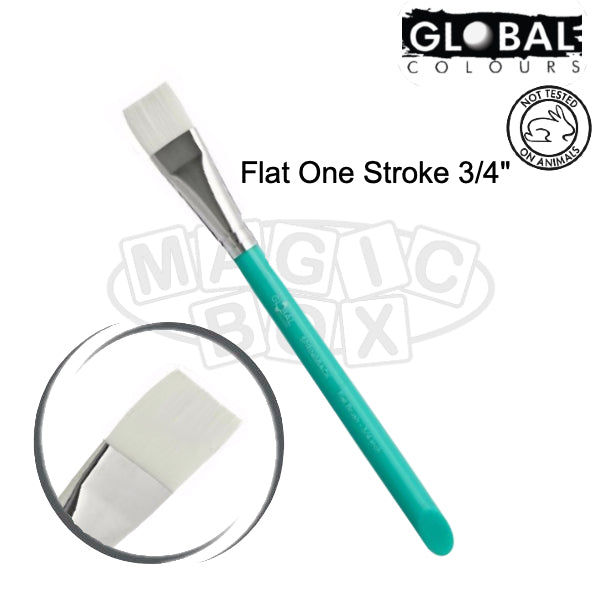 Global, Flat-One Stroke 3/4"