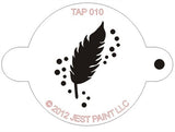 Tap Stencil, Feather