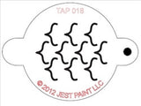 Tap Stencil, Outlined Scales