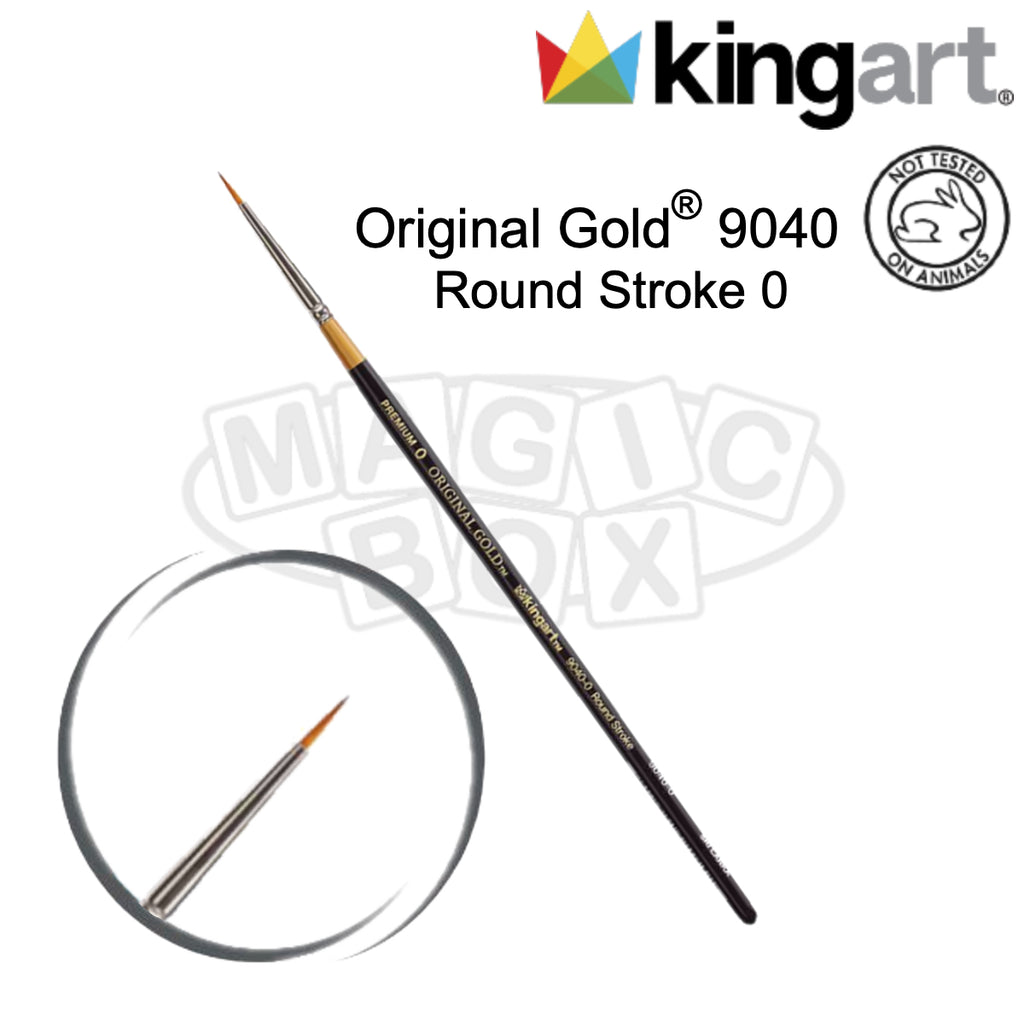 Kingart, Original Gold, Round Stroke 0