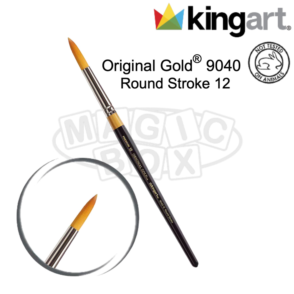 Kingart, Original Gold, Round Stroke 12