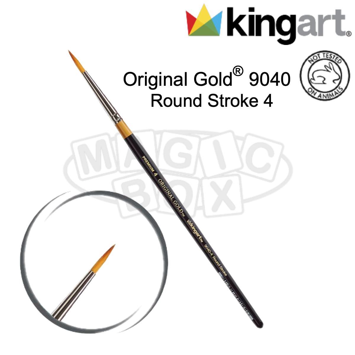 Kingart, Original Gold, Round Stroke 4