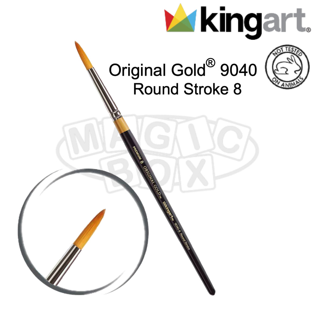Kingart, Original Gold, Round Stroke 8
