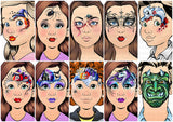 Sparkling Faces Ultimate Guide Intricate Halloween
