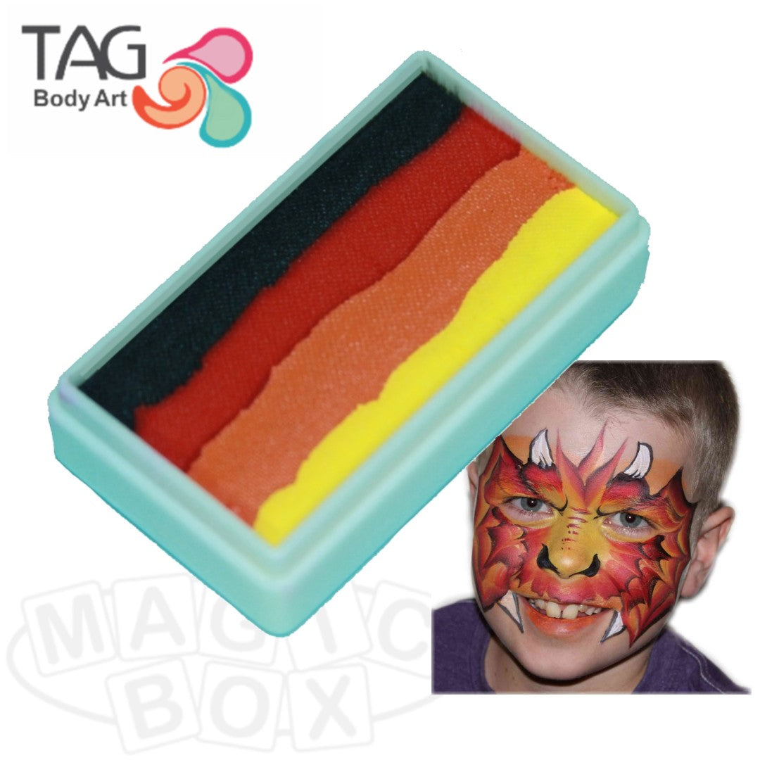  TAG Face and Body Paint - 1 Stroke Split Cake 30g - Ocean :  Arts, Crafts & Sewing