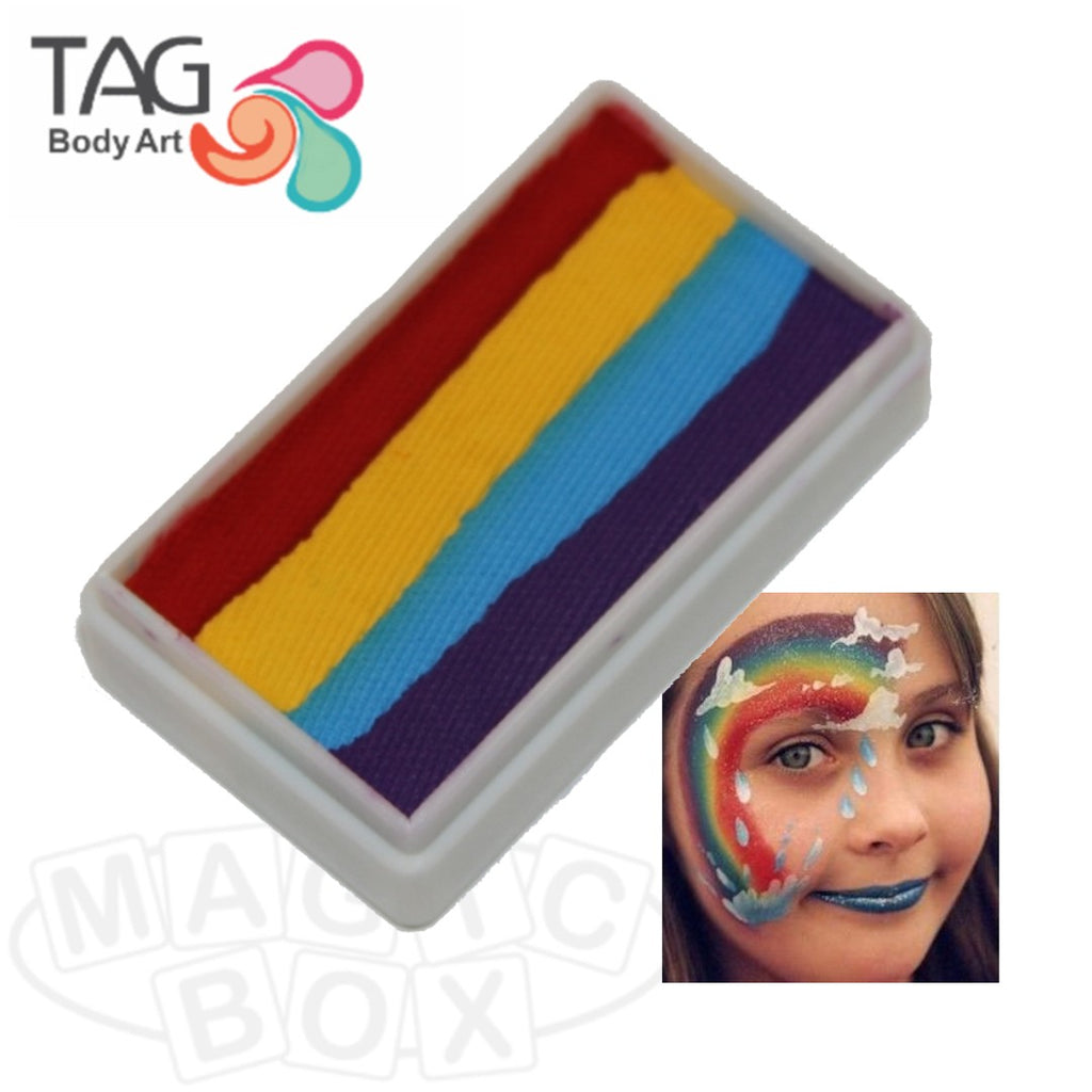 Tag, 1 Stroke Split Cake, Rainbow Four