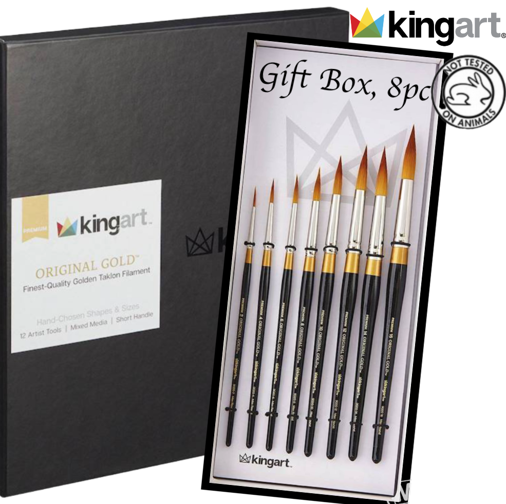 Kingart 9020 Ultra Round 8pc. Gift Box