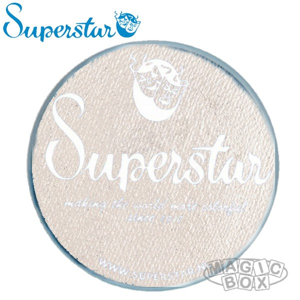 Superstar 16g, Shimmer Silver White with Glitter