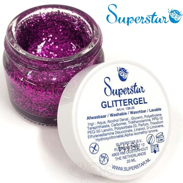 Superstar Gel Glitter, Purple