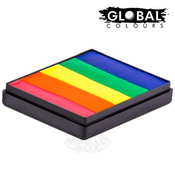 Global 50g Rainbow Cake UV, Neon Rainbow