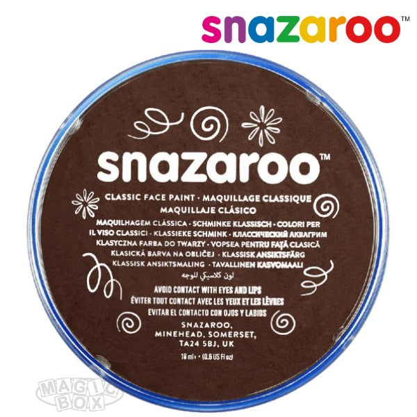 Snazaroo, 18ml Brown Dark