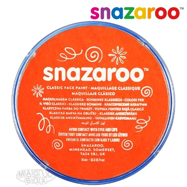 Snazaroo, 18ml Orange Dark