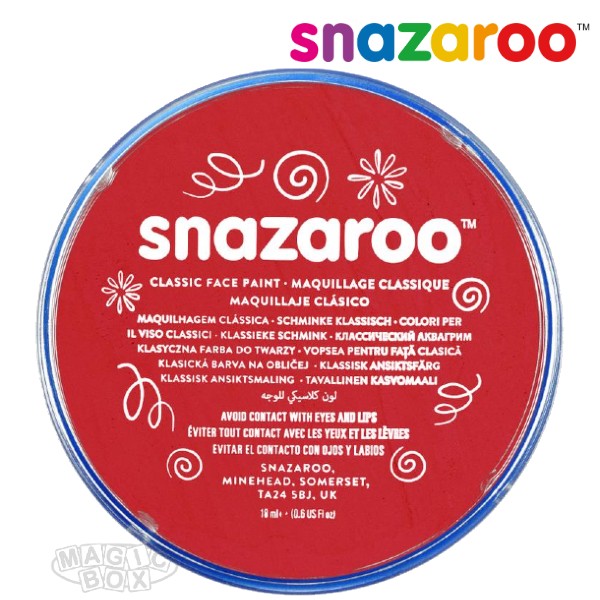 Snazaroo, 18ml Red Bright
