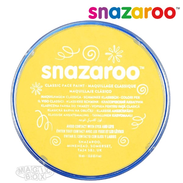 Snazaroo, 18ml Yellow Bright
