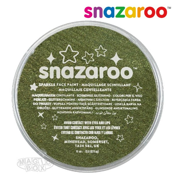 Snazaroo 18ml Sparkle Green
