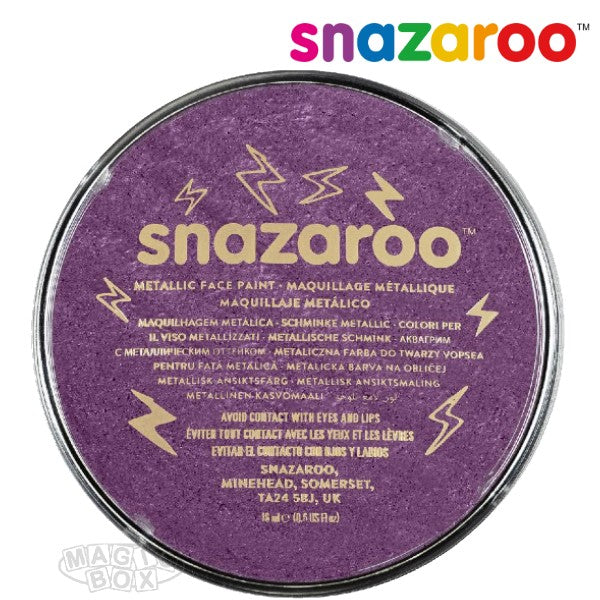 Snazaroo 18ml Metallic Electric Purple