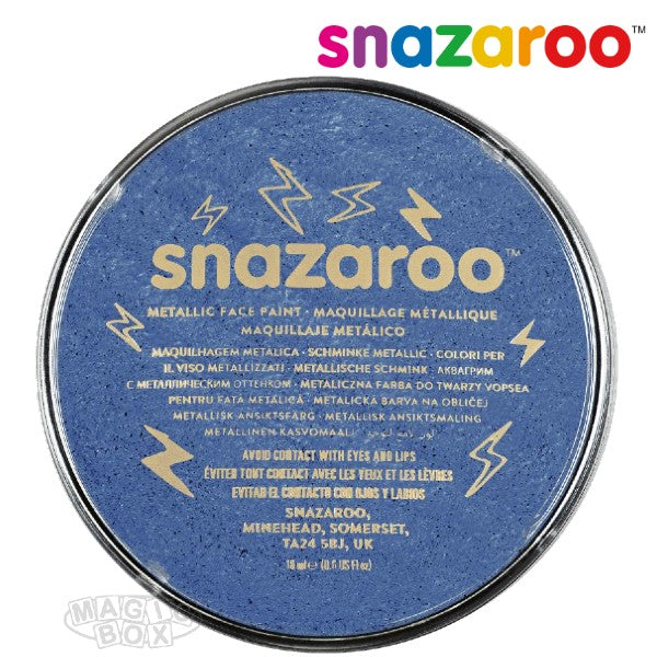 Snazaroo 18ml Metallic Electric Blue