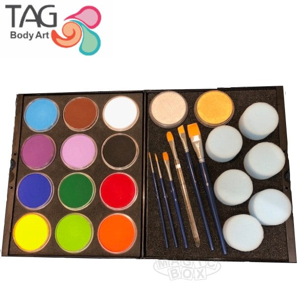  TAG Face and Body Paint - Regular Palette 12 x 32g : Arts,  Crafts & Sewing