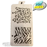 Pop Stencil Midi, Animal Print