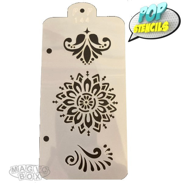 Pop Stencil Midi, Henna Mandala