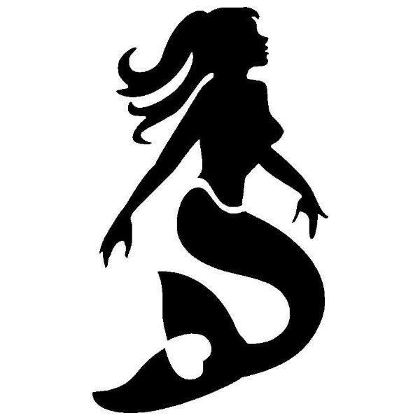 Tattoo Stencil, Mermaid