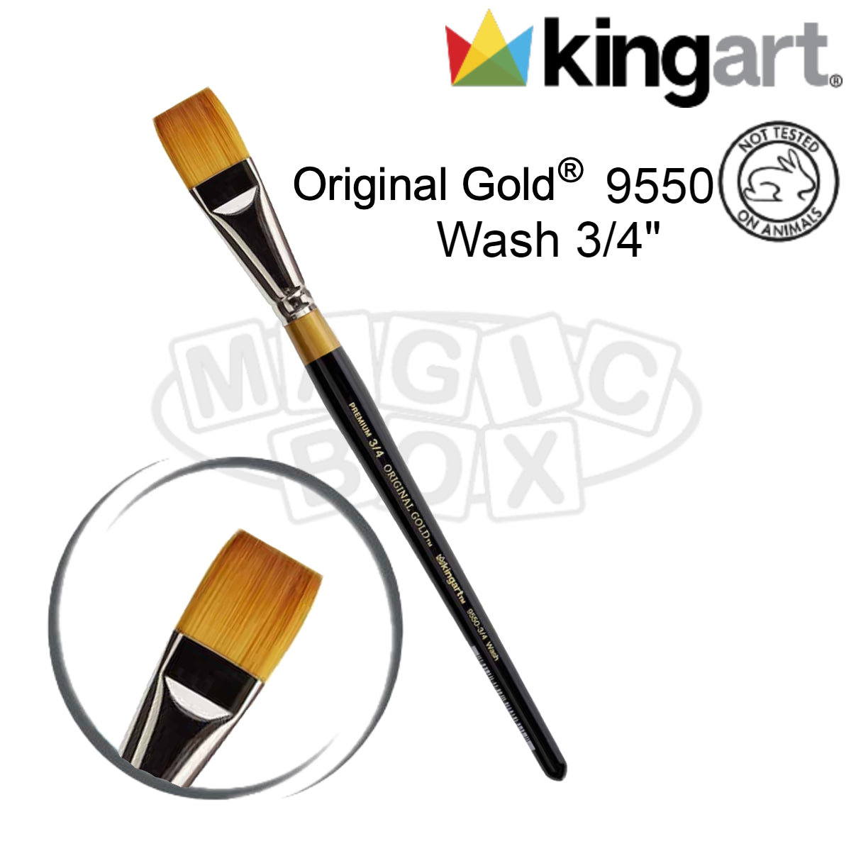 Kingart 9550 Series, Wash 3/4"