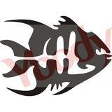 Tattoo Stencil, Fish
