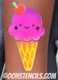 Ooh Stencils, Tattoo, Ice Cream