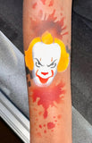 Ooh Stencils, Tattoo, It Clown No.1