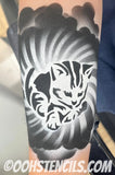 Ooh Stencils, Tattoo, Kitten