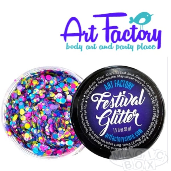 Art Factory, Festival Glitter, Confetti Glow (U.V.)