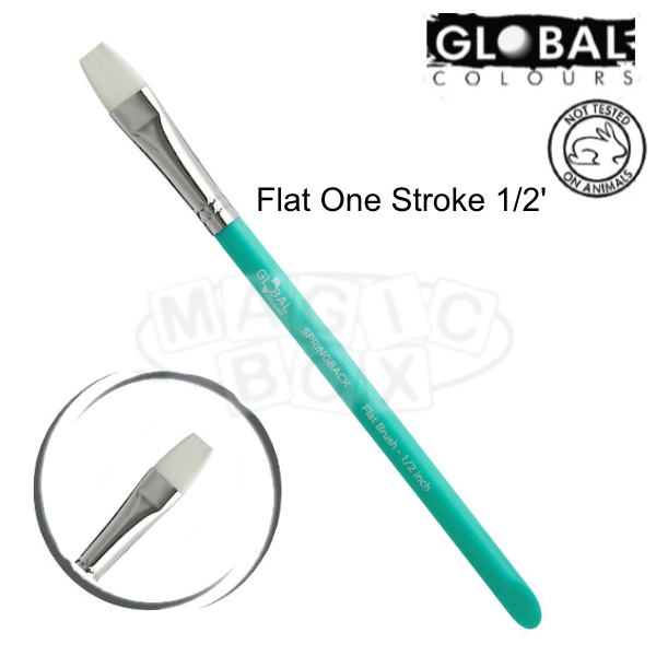 Global, Flat-One Stroke 1/2"