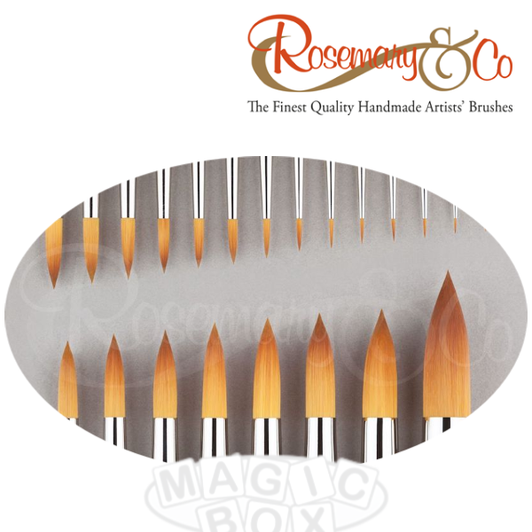Rosemary, Gold Synthetic, Pointed Round, 9