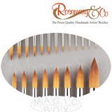 Rosemary, Gold Synthetic, Pointed Round, 8