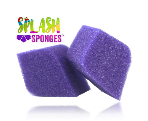 Splash Sponge, Pointed Petal, 2pc