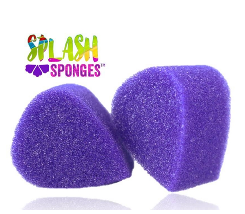 Splash Sponge, Tear Drop, 2pc