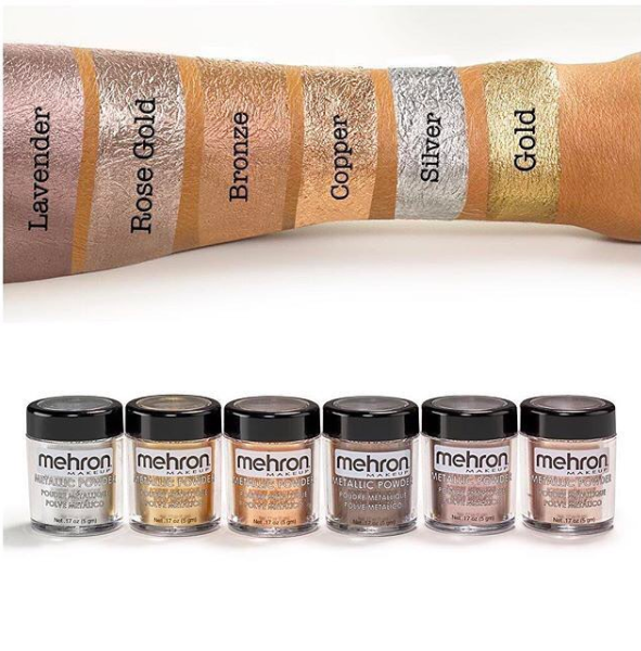 Mehron, Metallic Powder, Bronze 5g