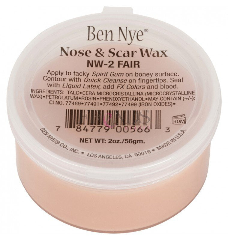 Ben Nye, Nose-Scar Wax, Fair, 2oz