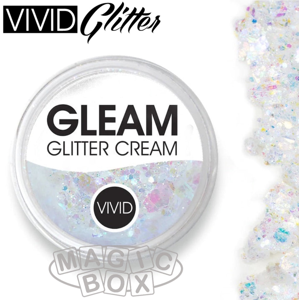 Vivid, Gleam Glitter Cream 10g, Purity