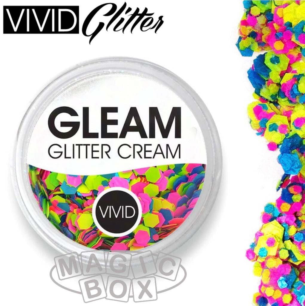 Vivid, Gleam UV Glitter Cream 30g, Candy Cosmos