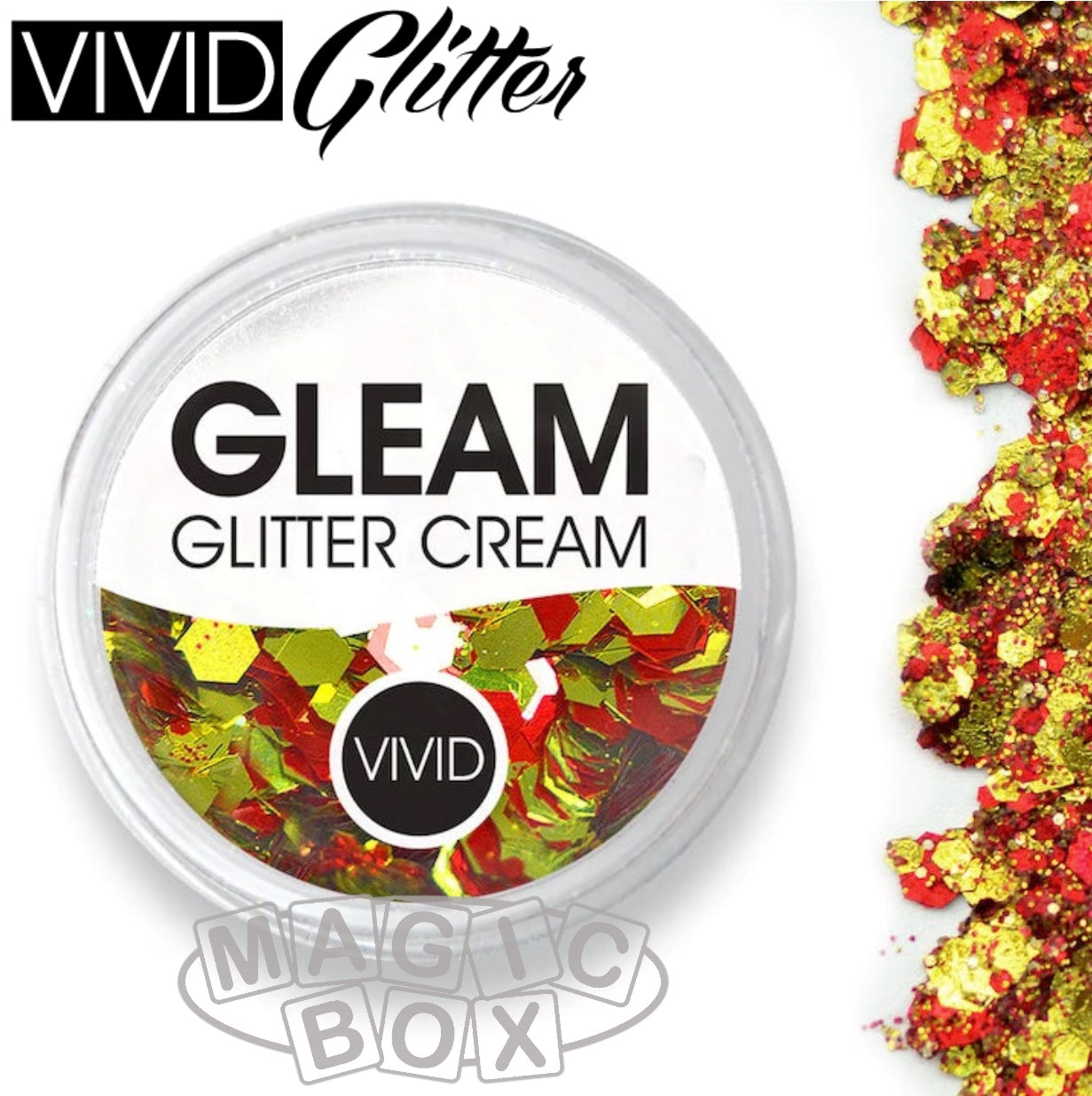 Vivid, Gleam Glitter Cream 10g, Victorious