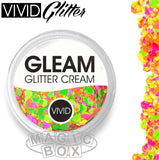 Vivid, Gleam UV Glitter Cream 10g, Ignite