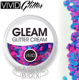 Vivid, Gleam UV Glitter Cream 10g, Gum Nebula
