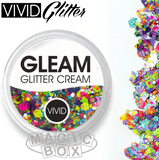 Vivid, Gleam Glitter Cream 10g, Aloha