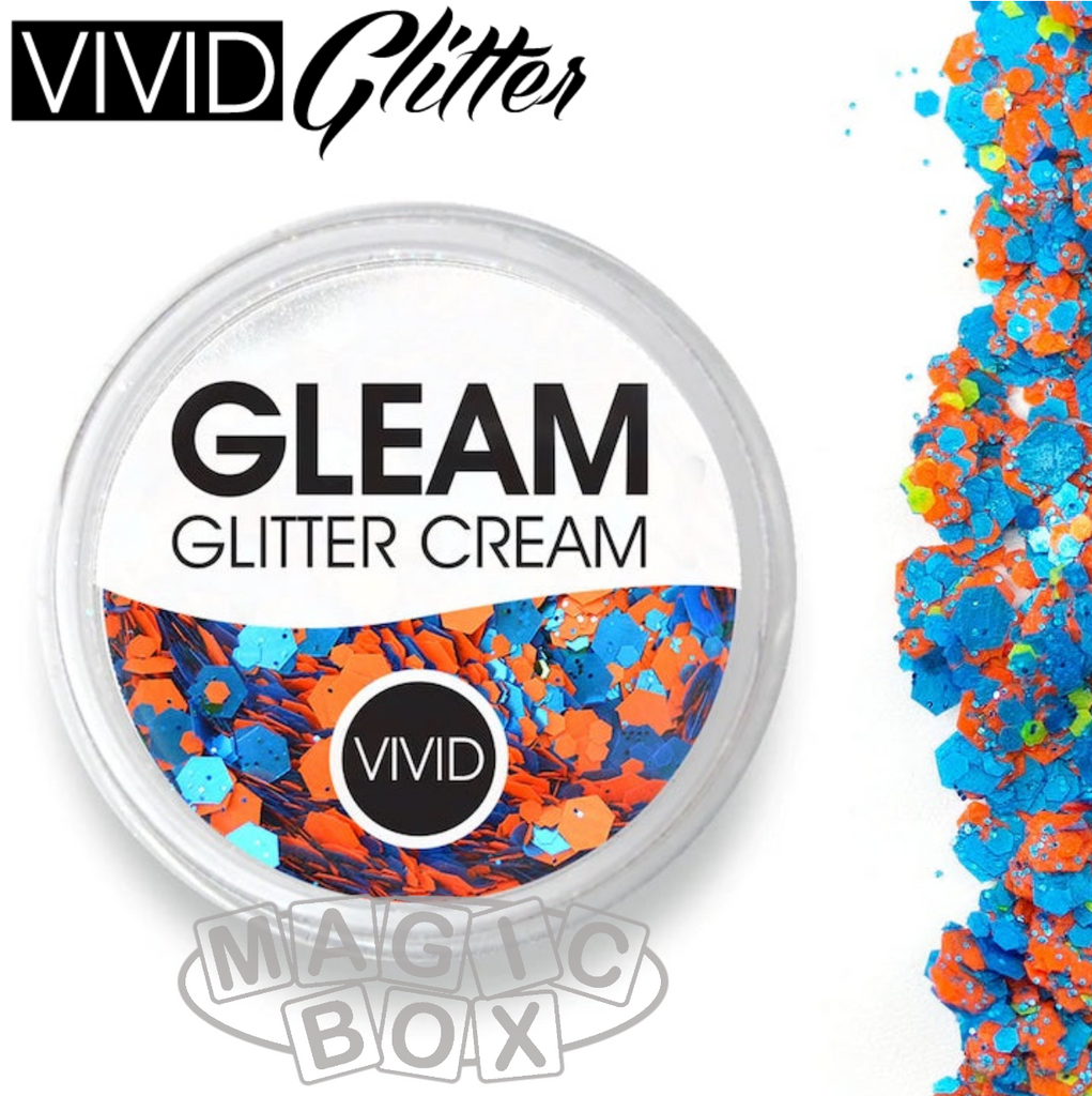 Vivid, Gleam Glitter Cream 10g, Dominance